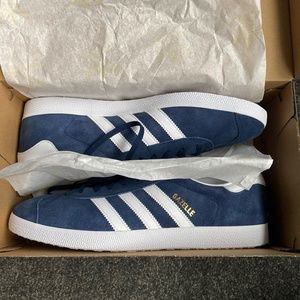 Navy Blue Adidas Gazelle Size 11